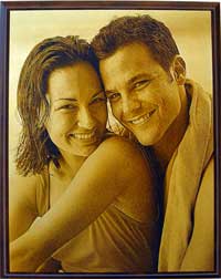 engraved photo plaque gift