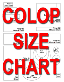 Stamp Size Chart