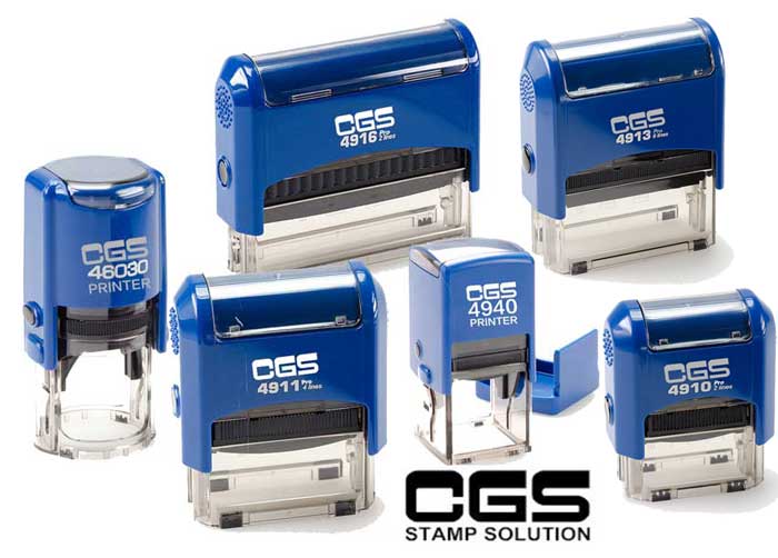 CGS Self inking rubber stamps
