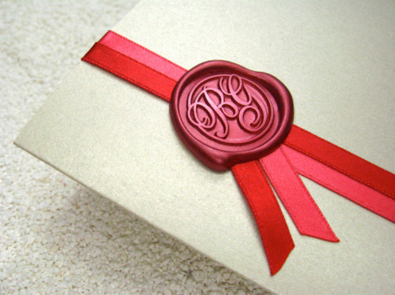 We Now Make Wax Seals Weddind Stationary Enhanced With A Wax Seal Wedding