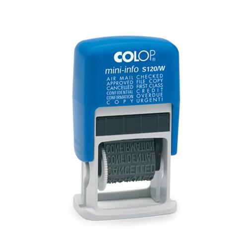 Colop S120W Phrase Stamp Self Inking