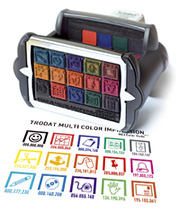 Multicolour Trodat Printy 4912 Self Inking Rubber Stamp  47mm x 18mm