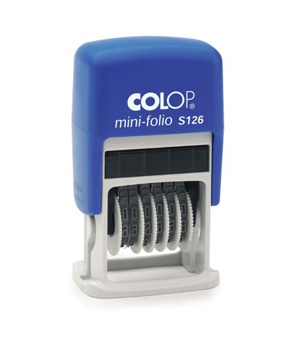 Colop S126 Adjustable Number Stamp Self Inking (Number Only)