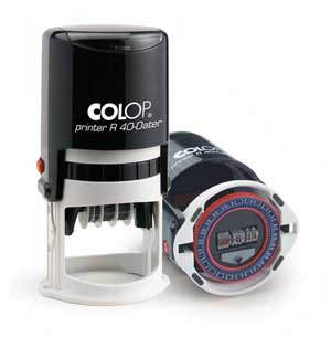 Colop Adjustable Time and Date Stamp Self Inking