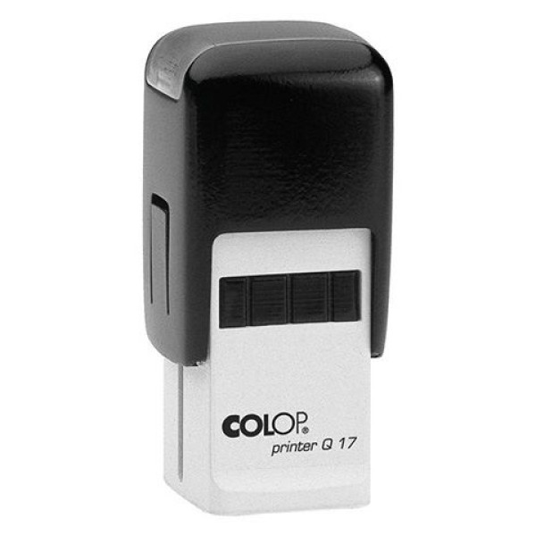 Colop Q17 Square Self Inking Rubber Stamp 17mm x 17mm