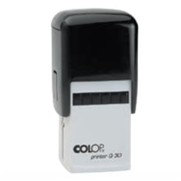 Colop Q30 Square Self Inking Rubber Stamp 31mm x 31mm