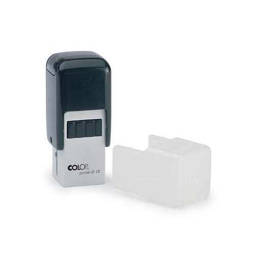 Colop Q12 Square Self Inking Rubber Stamp 12mm x 12mm