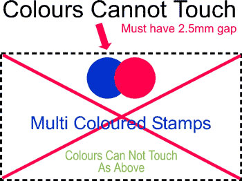 Multicolour Trodat Printy 4927 Self Inking Rubber Stamp 60mm x 40mm