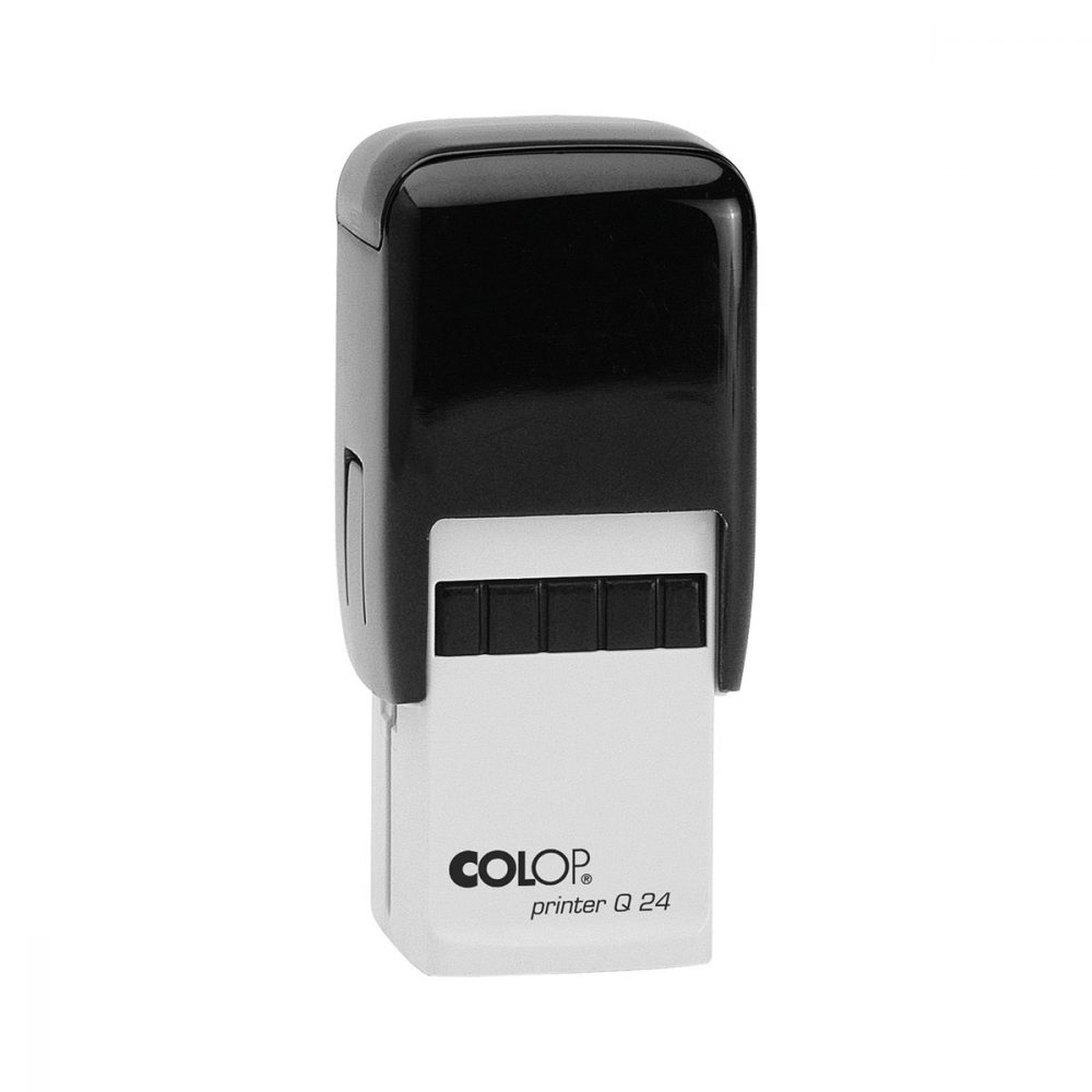 Colop Q24 Square Self Inking Rubber Stamp 24mm x 24mm