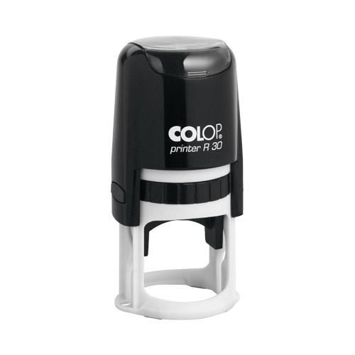 Colop R30 Round Self Inking Rubber Stamp 30mm diameter