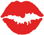 Stock Text Stamp Lips