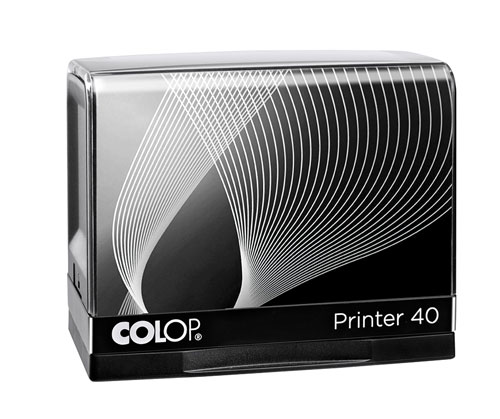 Colop Printer 40 Self Inking Rubber Stamp  59mm x 23mm