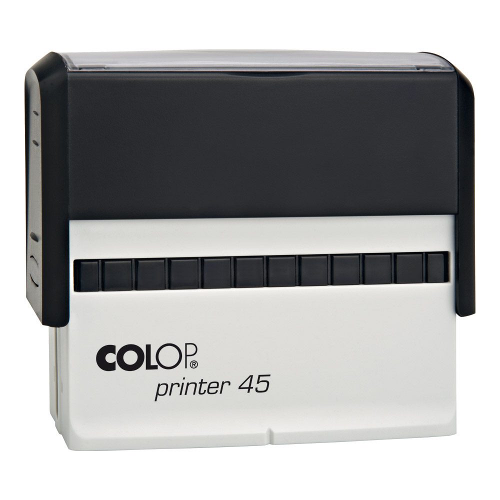 Colop Printer 45 Self Inking Rubber Stamp 82mm x 25mm