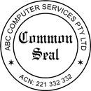 Common Seal self inking 55mm Style 1