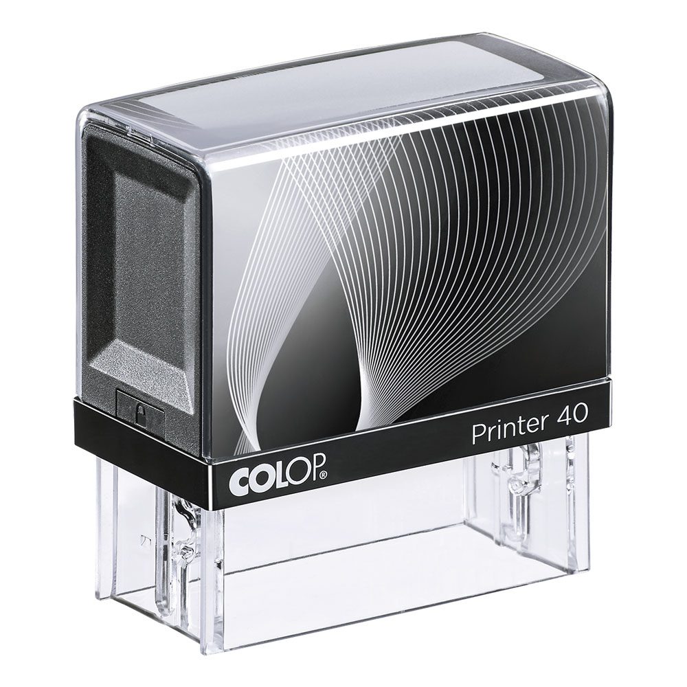 Colop Printer 40 Self Inking Rubber Stamp  59mm x 23mm