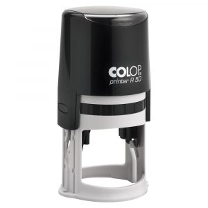 Colop R50 Round Self Inking Rubber Stamp 50mm diameter