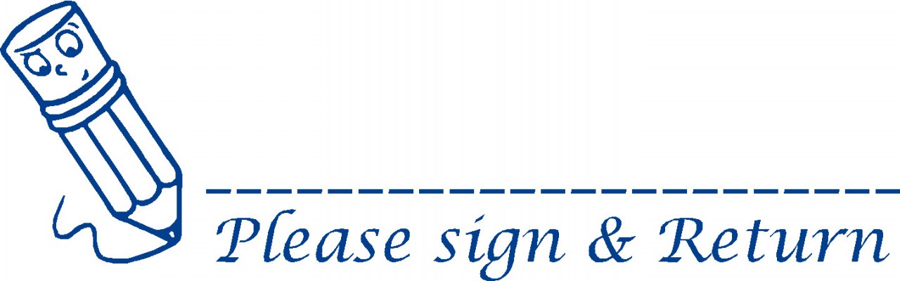 Teacher Stamp Please Sign & Return