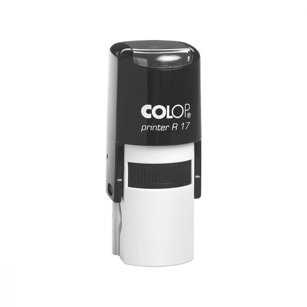 Colop R17 Round Self Inking Rubber Stamp 17mm diameter