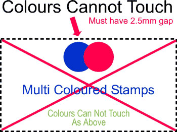 Multicolour Trodat Printy 4925 Self Inking Rubber Stamp 82mm x 25mm